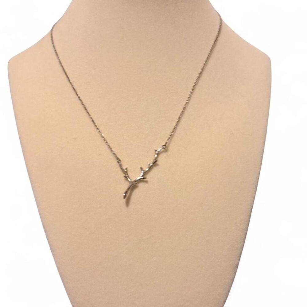 Boma Jewelry Sterling Silver 925 Branch Twig Pendant Necklace Nature